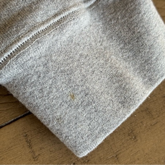 Chrome Hearts Triple Cross Paper Jam Mock Neck Grey Sweatshirt, Size XL - Picture 12 of 16